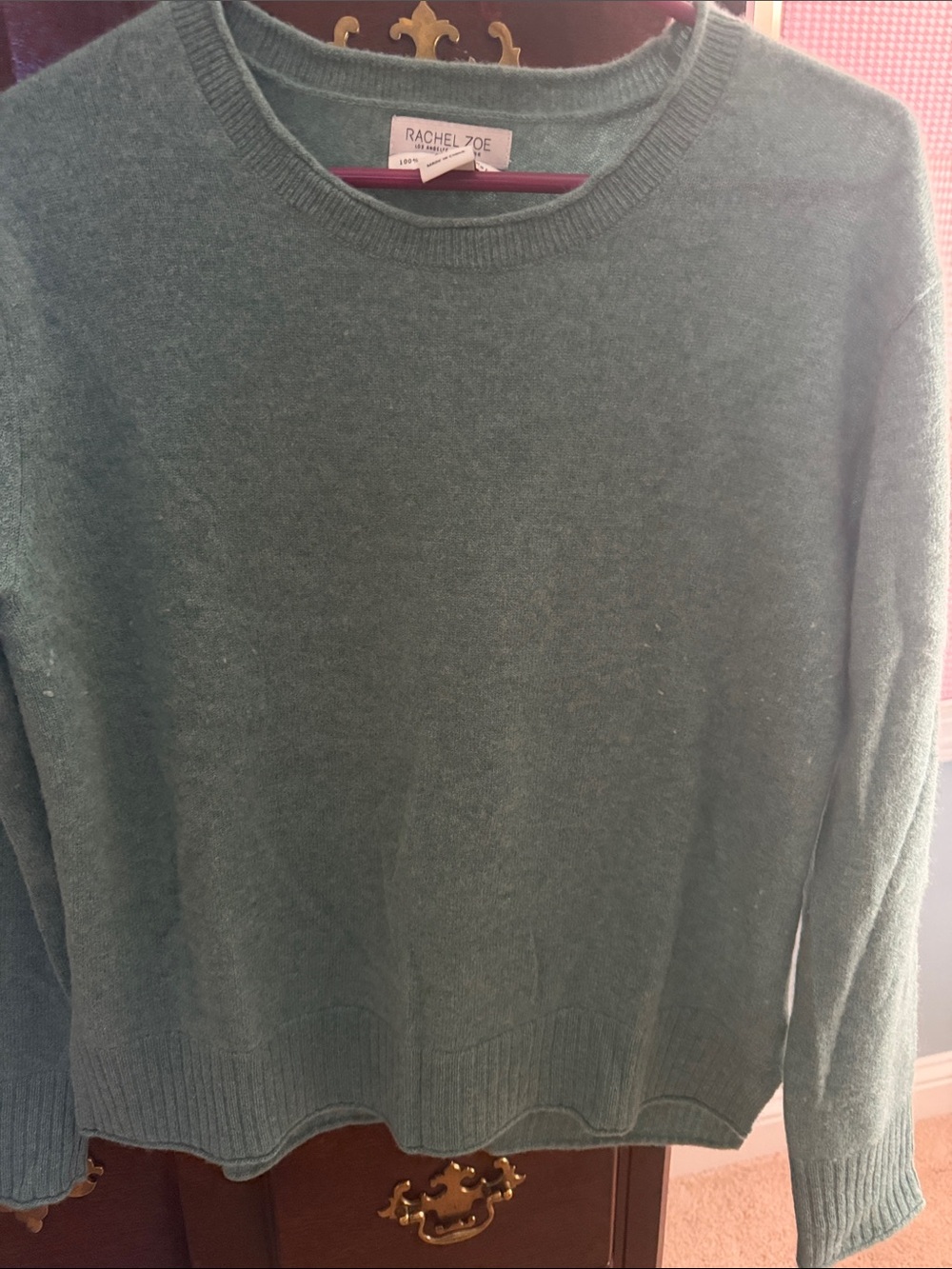 Rachel Zoe Teal Crewneck Sweater